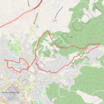 Itinéraire TC, distance, dénivelé, altitude, carte, profil, trace GPS
