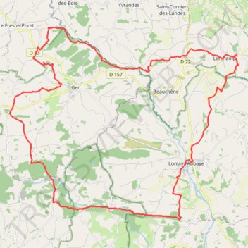 Itinéraire 6 - Rando_2026_46km SPOI, distance, dénivelé, altitude, carte, profil, trace GPS