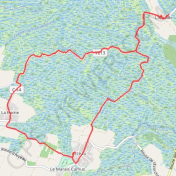 Itinéraire ile_oleron_01, distance, dénivelé, altitude, carte, profil, trace GPS