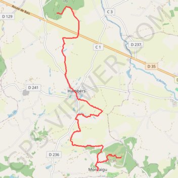 Itinéraire Rando atin, distance, dénivelé, altitude, carte, profil, trace GPS