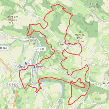 Itinéraire La 1000D Suisse Normande Trail - La 1000 D+, distance, dénivelé, altitude, carte, profil, trace GPS