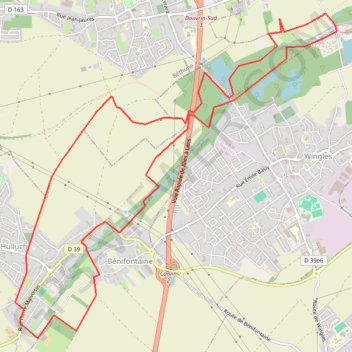 Itinéraire La Fontaine bénie, distance, dénivelé, altitude, carte, profil, trace GPS