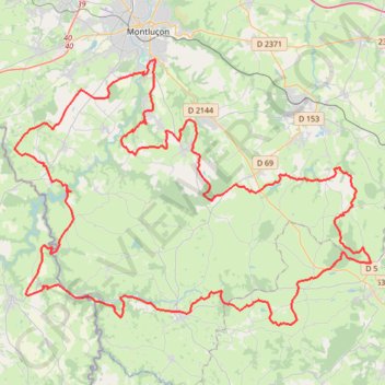 Itinéraire trace, distance, dénivelé, altitude, carte, profil, trace GPS