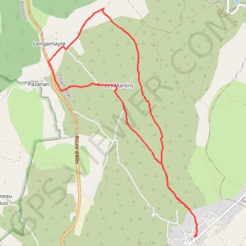Itinéraire Boucle de Raoux, distance, dénivelé, altitude, carte, profil, trace GPS