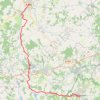 Itinéraire Rochechouart / Confolens, distance, dénivelé, altitude, carte, profil, trace GPS