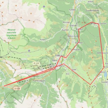 Itinéraire LanconAzetEstFabian, distance, dénivelé, altitude, carte, profil, trace GPS
