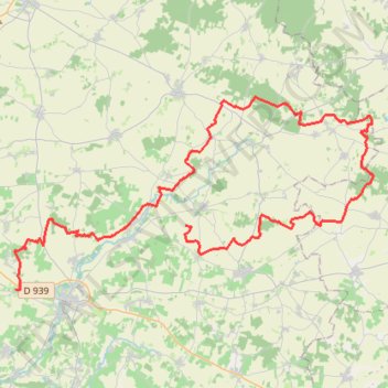 Itinéraire Blanzac les Matha 62 kms, distance, dénivelé, altitude, carte, profil, trace GPS