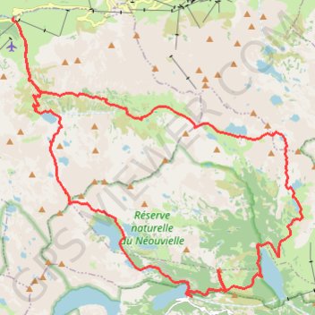 Itinéraire Trois jours en Réserve du Néouvielle et ses lacs, distance, dénivelé, altitude, carte, profil, trace GPS