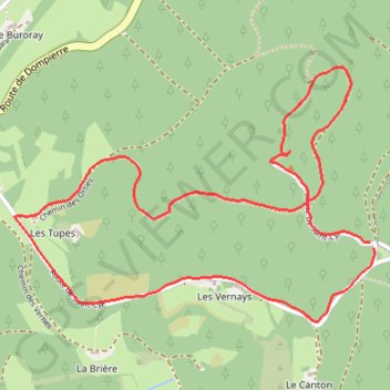 Itinéraire Rando Saint Cyr, distance, dénivelé, altitude, carte, profil, trace GPS