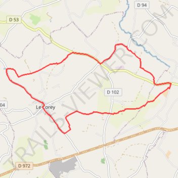 Itinéraire 1 - Gravel Le Lorey 2, distance, dénivelé, altitude, carte, profil, trace GPS