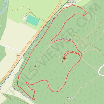 Itinéraire Wintzenheim, Château du Pflixbourg, distance, dénivelé, altitude, carte, profil, trace GPS