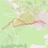 Itinéraire Monte Français Pelouxe, distance, dénivelé, altitude, carte, profil, trace GPS