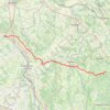 Itinéraire Morvan - Hervé Charpentier - Quarré-les-Tombes, distance, dénivelé, altitude, carte, profil, trace GPS