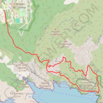 Itinéraire Le Col de la Candelle par le Pas de l'Œil de Verre, distance, dénivelé, altitude, carte, profil, trace GPS