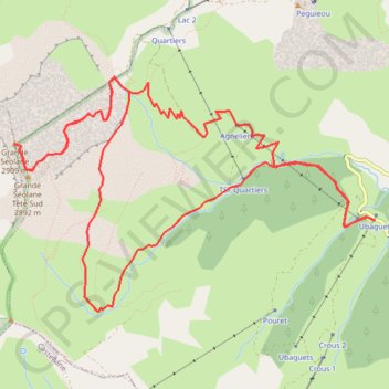 Itinéraire La Grande Séolane, distance, dénivelé, altitude, carte, profil, trace GPS