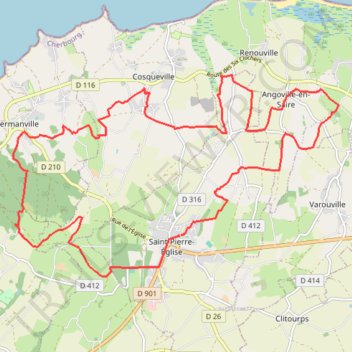 Itinéraire VTT 20km, distance, dénivelé, altitude, carte, profil, trace GPS