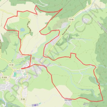 Itinéraire La Pierre des Sacrifices - Mens, distance, dénivelé, altitude, carte, profil, trace GPS