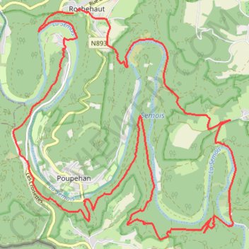 Itinéraire ITINÉRAIRE-25km-IBP97-hiking, distance, dénivelé, altitude, carte, profil, trace GPS