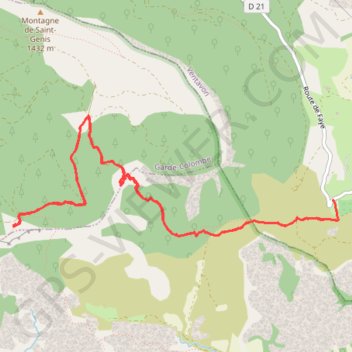 Itinéraire Faye col du Colombier, distance, dénivelé, altitude, carte, profil, trace GPS