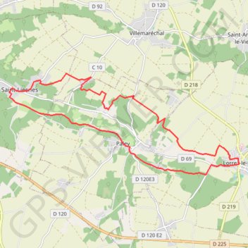 Itinéraire Le Lunain et ses moulins, distance, dénivelé, altitude, carte, profil, trace GPS