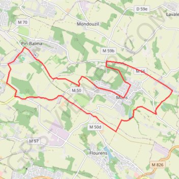 Itinéraire Un petit tour et puis ça va !, distance, dénivelé, altitude, carte, profil, trace GPS