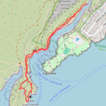 Itinéraire Le trou du soufleur et la pointe Cacau, distance, dénivelé, altitude, carte, profil, trace GPS
