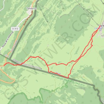 Itinéraire La Dôle, distance, dénivelé, altitude, carte, profil, trace GPS