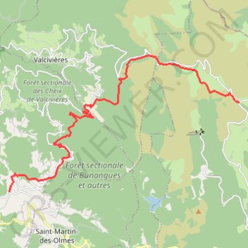 Itinéraire Randonnée de La Fourme, distance, dénivelé, altitude, carte, profil, trace GPS