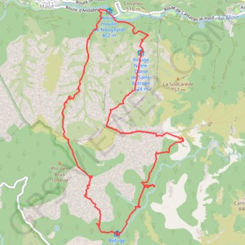 Itinéraire Randonnée Saint eutrope le nasseline, distance, dénivelé, altitude, carte, profil, trace GPS