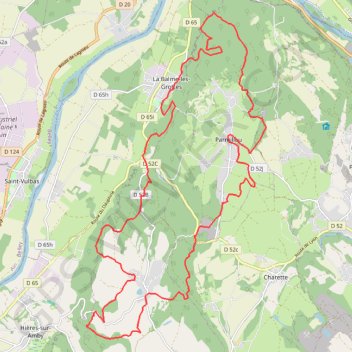 Itinéraire Serverin - Isère, distance, dénivelé, altitude, carte, profil, trace GPS