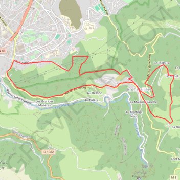 Itinéraire La Métare, distance, dénivelé, altitude, carte, profil, trace GPS