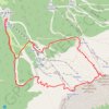 Itinéraire Les oucherolles depuis Corençon en Vercors, distance, dénivelé, altitude, carte, profil, trace GPS