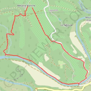 Itinéraire Bords de l'Orbieu, distance, dénivelé, altitude, carte, profil, trace GPS