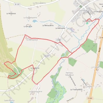 Itinéraire parcours 7 km, distance, dénivelé, altitude, carte, profil, trace GPS