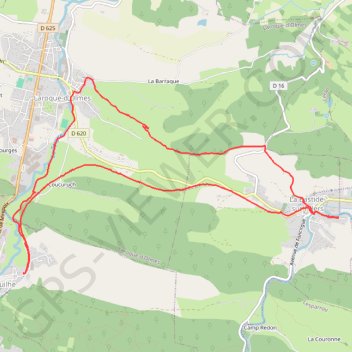 Itinéraire La Bastide sur l'Hers, distance, dénivelé, altitude, carte, profil, trace GPS