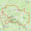 Itinéraire Marche des Châteaux - Saint-Pierre-la-Noaille, distance, dénivelé, altitude, carte, profil, trace GPS