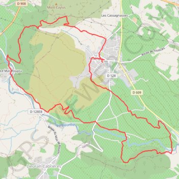 Itinéraire 27-DEC-18 NEBIAN - DE LA TOURELLE AUX MEULES, distance, dénivelé, altitude, carte, profil, trace GPS