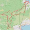 Itinéraire Estérel-Les Trois Grues, distance, dénivelé, altitude, carte, profil, trace GPS