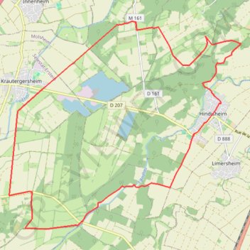 Itinéraire Le Tour du Bruch de l'Andlau, distance, dénivelé, altitude, carte, profil, trace GPS