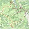 Itinéraire Estaing, par monts et par vaux, distance, dénivelé, altitude, carte, profil, trace GPS