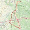 Itinéraire Rando Courpière Lezoux, distance, dénivelé, altitude, carte, profil, trace GPS