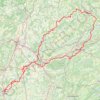 Itinéraire BFC 2020, distance, dénivelé, altitude, carte, profil, trace GPS