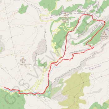 Itinéraire Pic Bertagne, distance, dénivelé, altitude, carte, profil, trace GPS