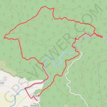 Itinéraire Les Concluses de lussan, distance, dénivelé, altitude, carte, profil, trace GPS