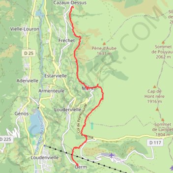 Itinéraire Rando patrimoine en Vallée du Louron, distance, dénivelé, altitude, carte, profil, trace GPS