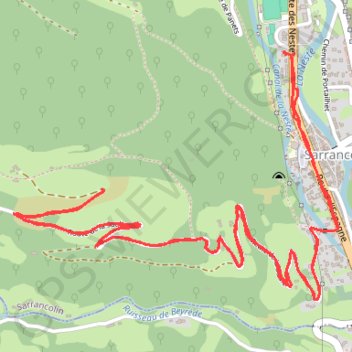 Itinéraire Sarrancolin Route de la Soule, distance, dénivelé, altitude, carte, profil, trace GPS