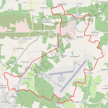 Itinéraire Circuit des 3 chapelles, distance, dénivelé, altitude, carte, profil, trace GPS