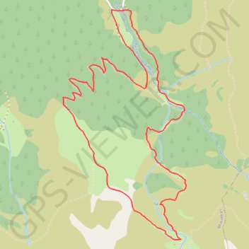 Itinéraire Cabanes du Courbet et de Conques, distance, dénivelé, altitude, carte, profil, trace GPS