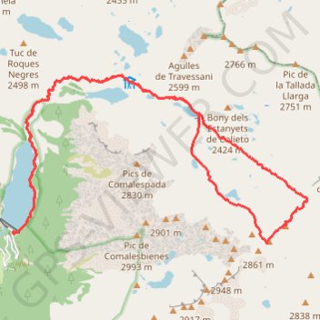 Itinéraire Pic de Contraix, distance, dénivelé, altitude, carte, profil, trace GPS