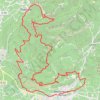 Itinéraire Dentelles de Montmirail, distance, dénivelé, altitude, carte, profil, trace GPS